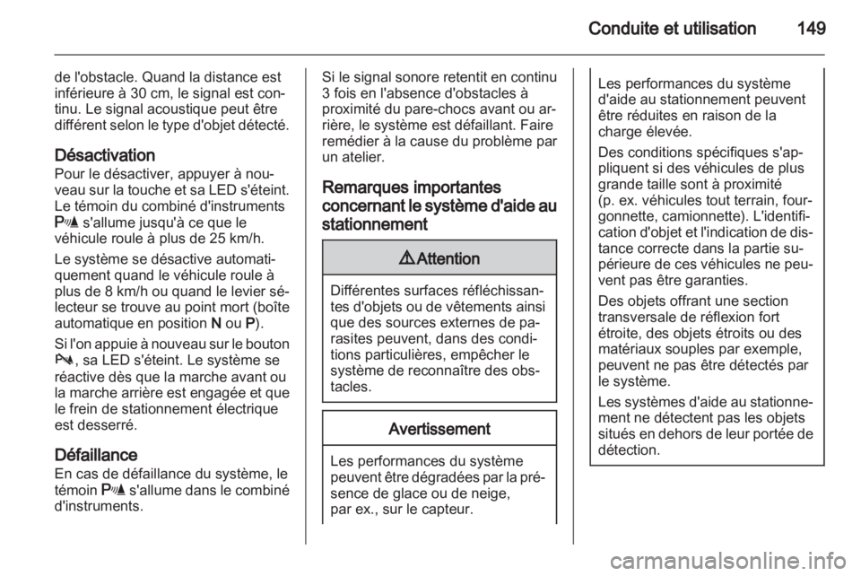 OPEL ANTARA 2013.5  Manuel dutilisation (in French) 