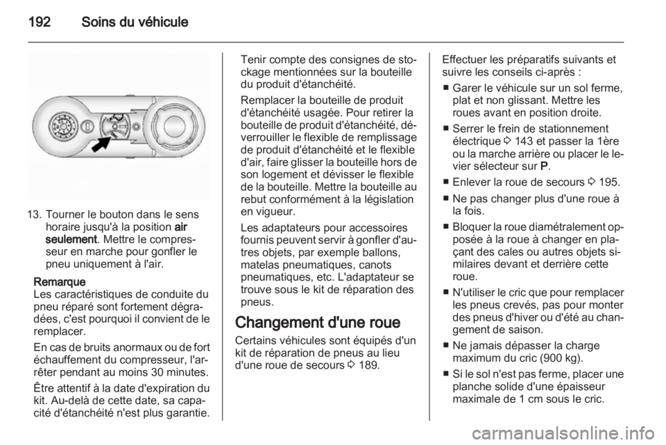 OPEL ANTARA 2013.5  Manuel dutilisation (in French) 