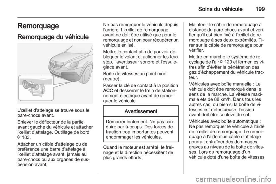 OPEL ANTARA 2013.5  Manuel dutilisation (in French) 