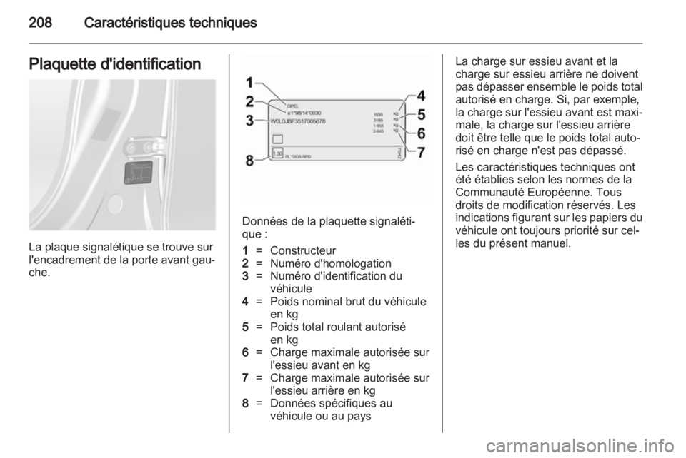 OPEL ANTARA 2013.5  Manuel dutilisation (in French) 
