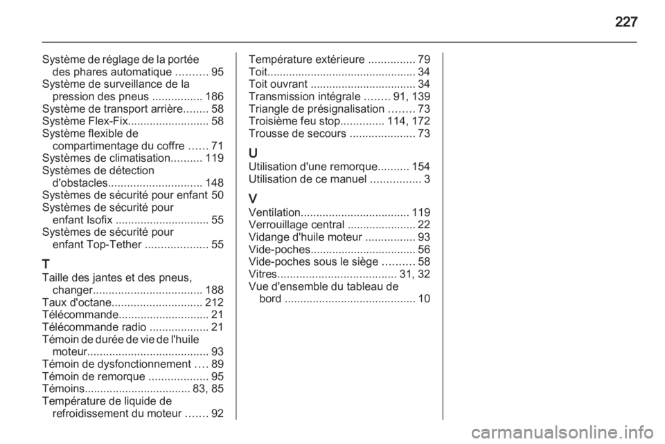 OPEL ANTARA 2013.5  Manuel dutilisation (in French) 