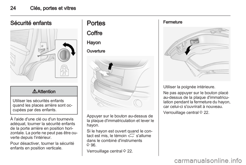 OPEL ANTARA 2013.5  Manuel dutilisation (in French) 