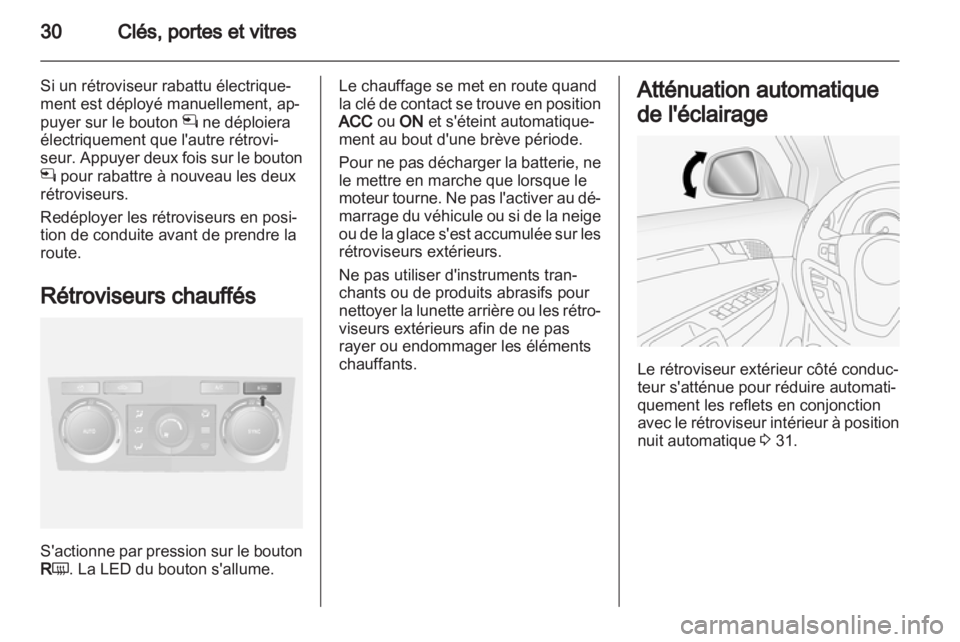 OPEL ANTARA 2013.5  Manuel dutilisation (in French) 