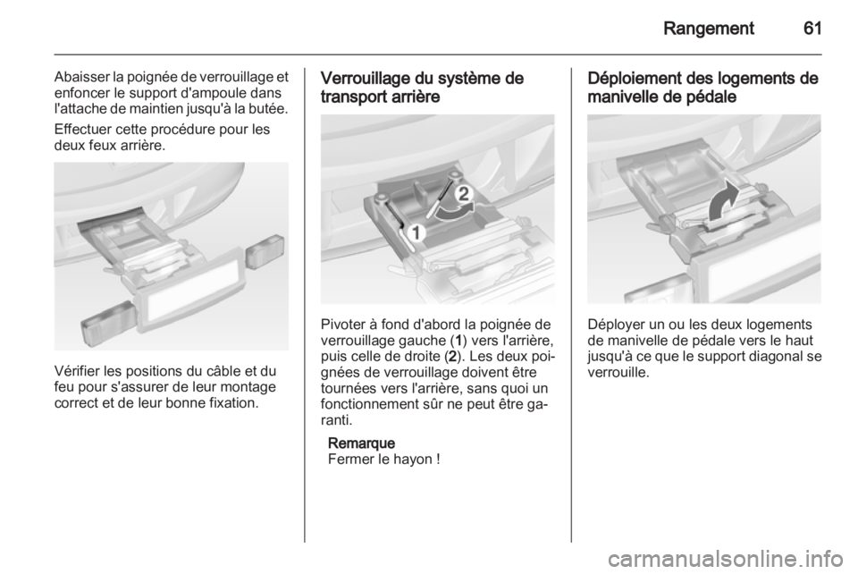 OPEL ANTARA 2013.5  Manuel dutilisation (in French) 