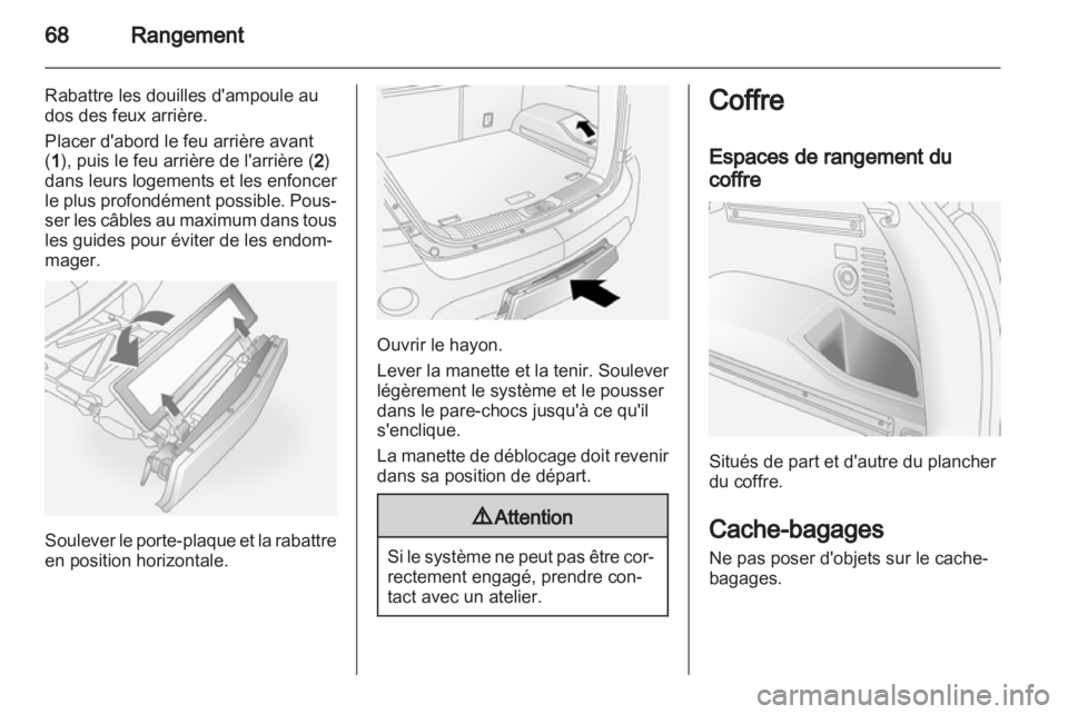 OPEL ANTARA 2013.5  Manuel dutilisation (in French) 