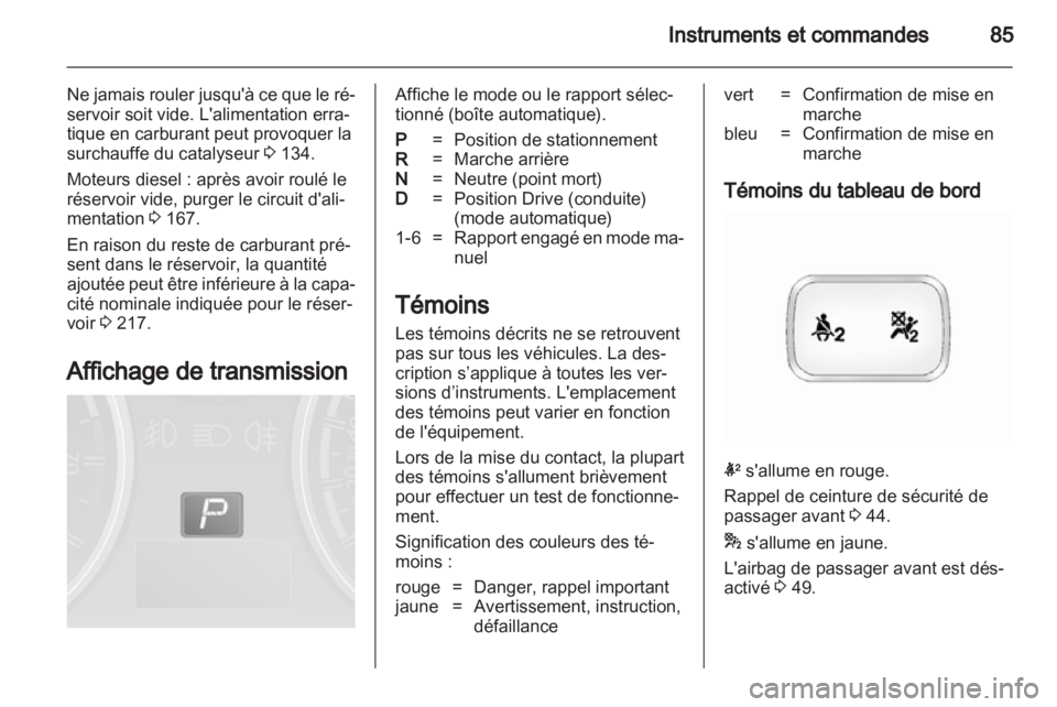 OPEL ANTARA 2013.5  Manuel dutilisation (in French) 