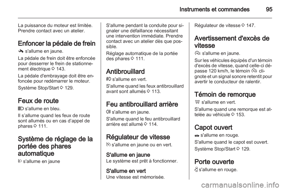 OPEL ANTARA 2013.5  Manuel dutilisation (in French) 