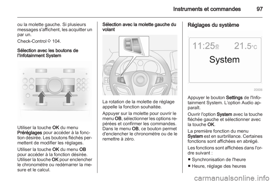 OPEL ANTARA 2013.5  Manuel dutilisation (in French) 