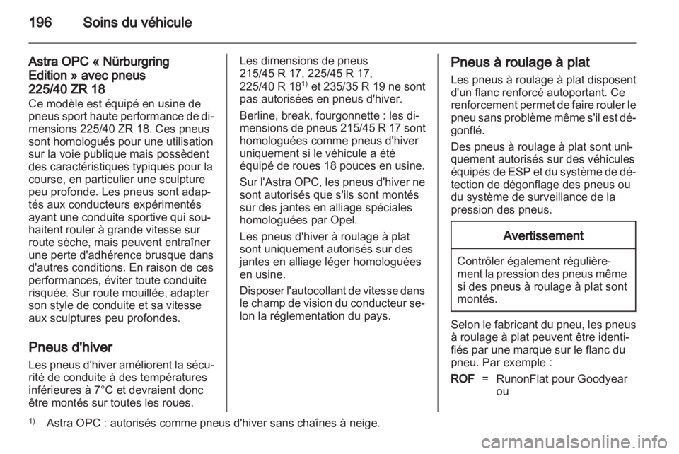 OPEL ASTRA H 2010.5  Manuel dutilisation (in French) 