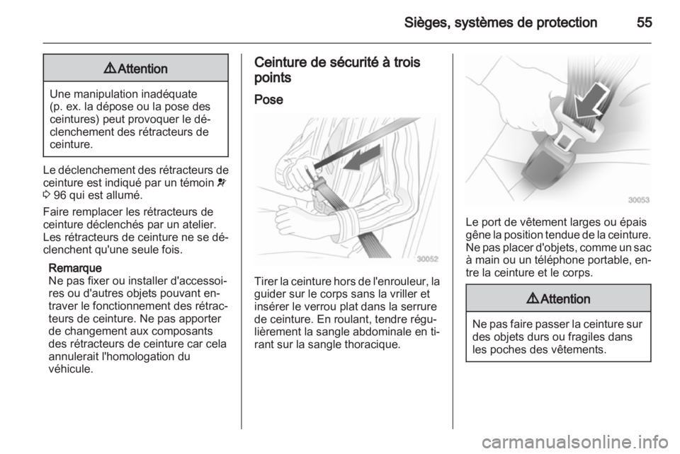 OPEL ASTRA H 2010.5  Manuel dutilisation (in French) 