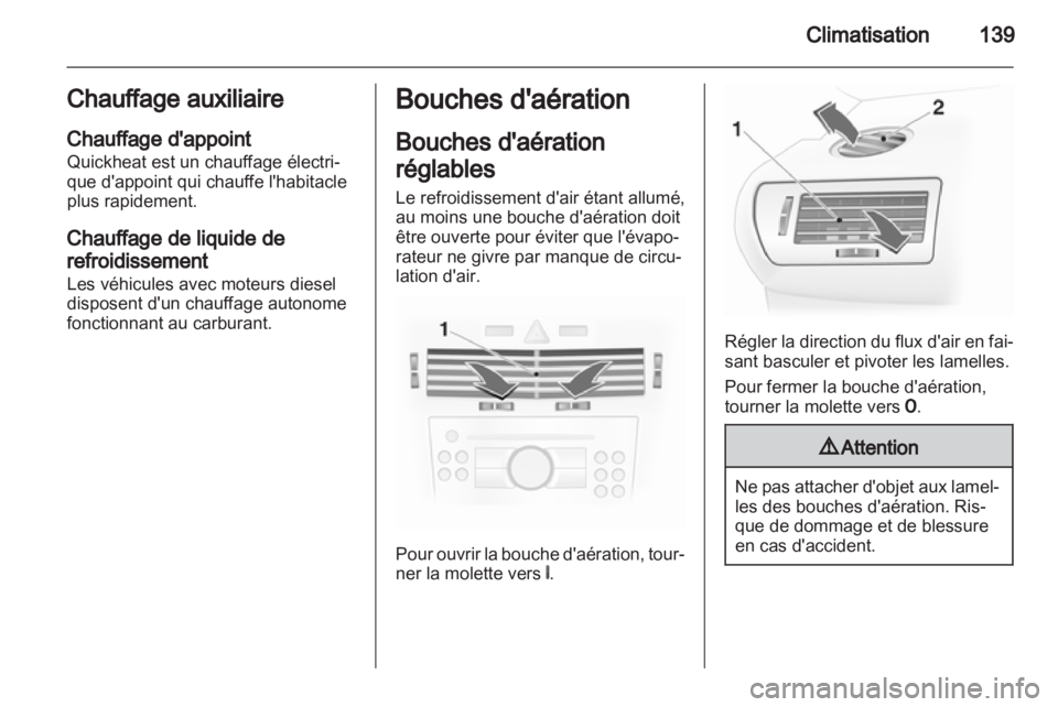 OPEL ASTRA H 2011  Manuel dutilisation (in French) 