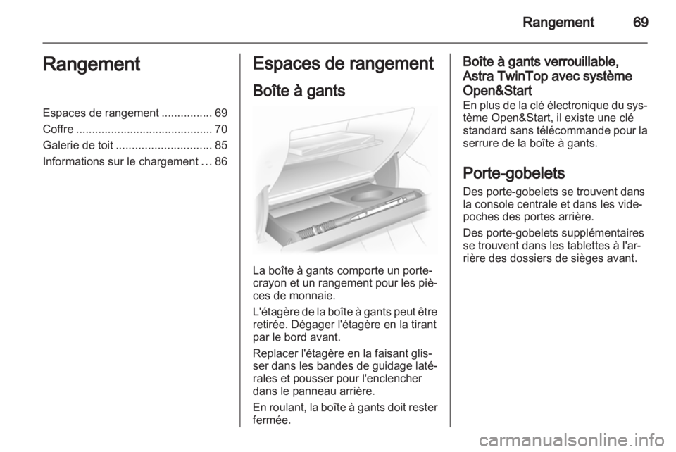 OPEL ASTRA H 2011  Manuel dutilisation (in French) 
