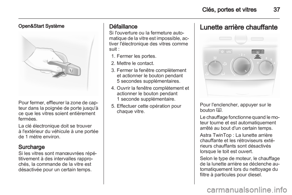 OPEL ASTRA H 2011.5  Manuel dutilisation (in French) 