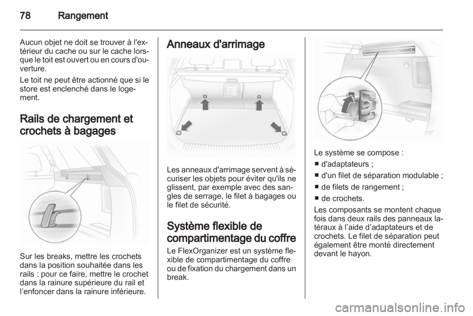 OPEL ASTRA H 2011.5  Manuel dutilisation (in French) 
