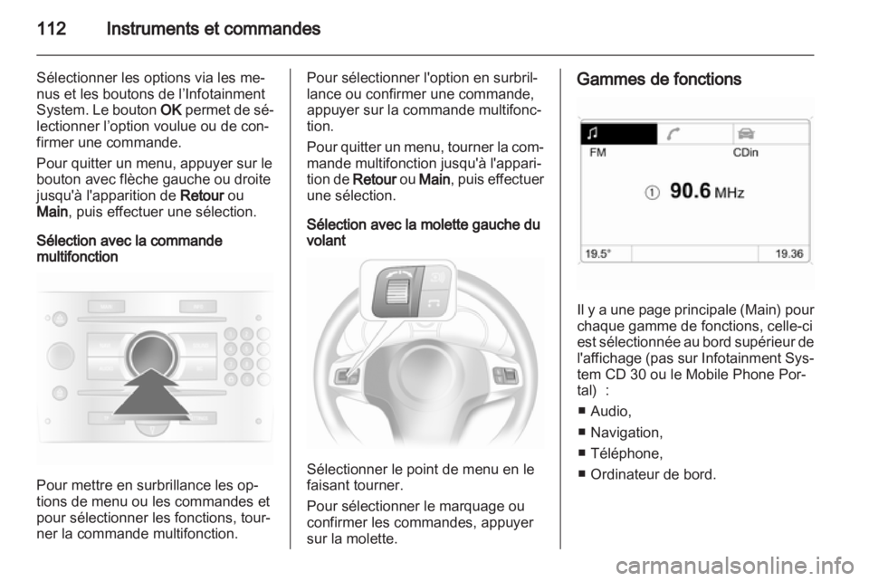 OPEL ASTRA H 2012  Manuel dutilisation (in French) 