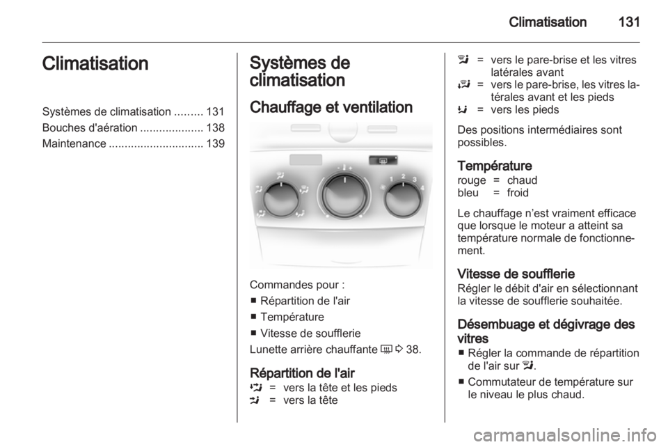 OPEL ASTRA H 2012  Manuel dutilisation (in French) 