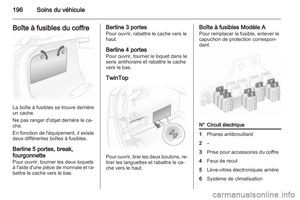 OPEL ASTRA H 2012  Manuel dutilisation (in French) 