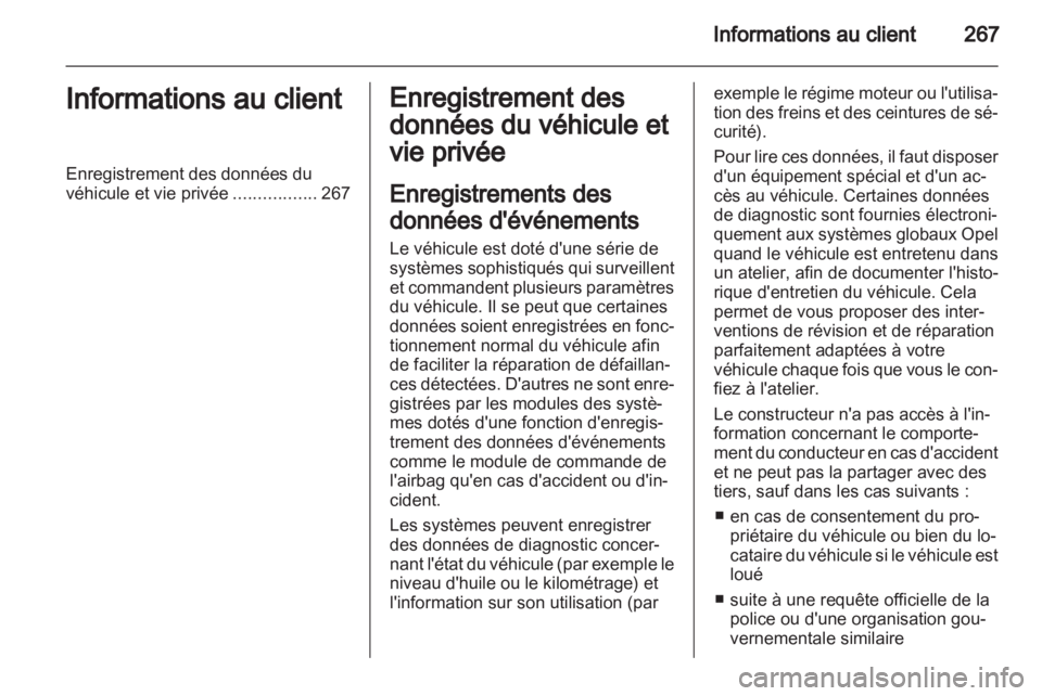 OPEL ASTRA H 2012  Manuel dutilisation (in French) 