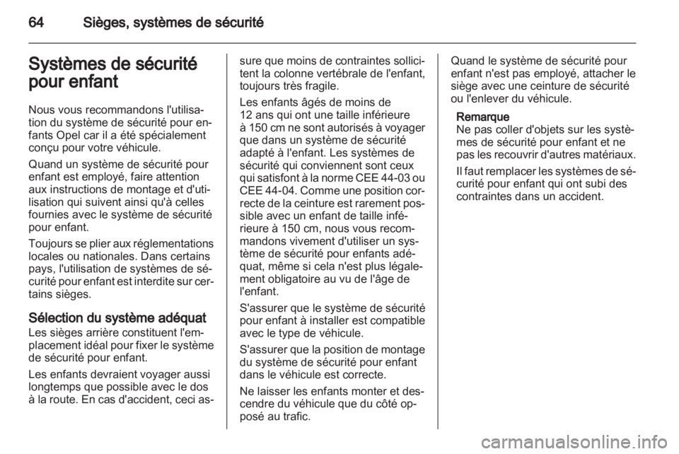 OPEL ASTRA H 2012  Manuel dutilisation (in French) 