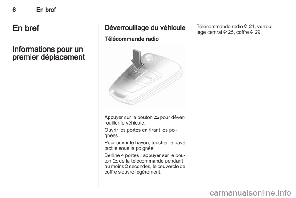 OPEL ASTRA H 2012  Manuel dutilisation (in French) 