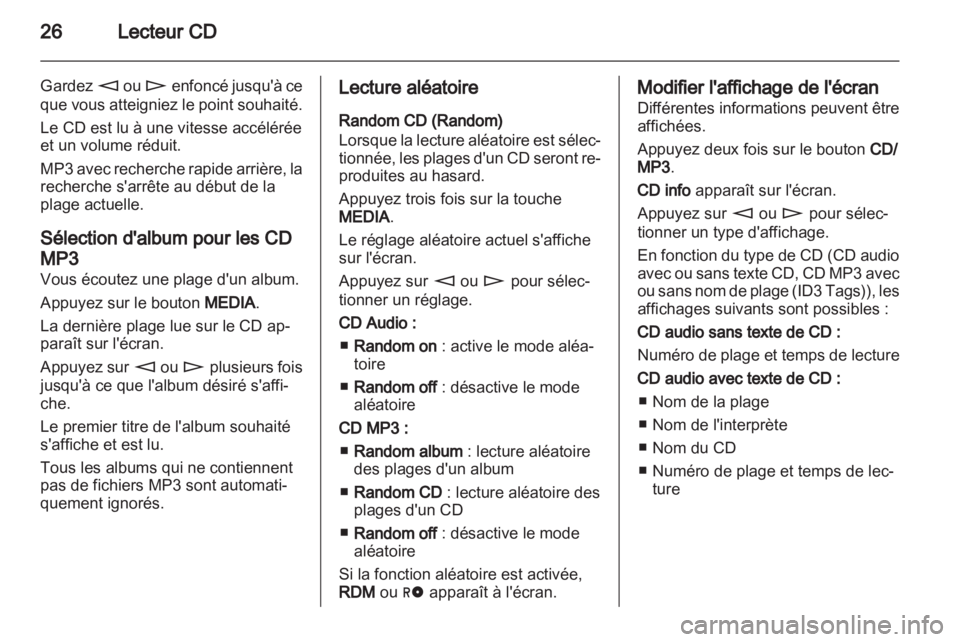 OPEL ASTRA H 2013  Manuel multimédia (in French) 