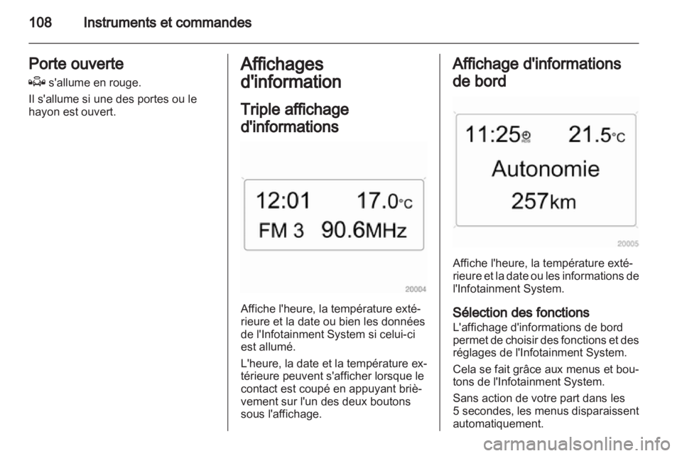 OPEL ASTRA H 2013  Manuel dutilisation (in French) 