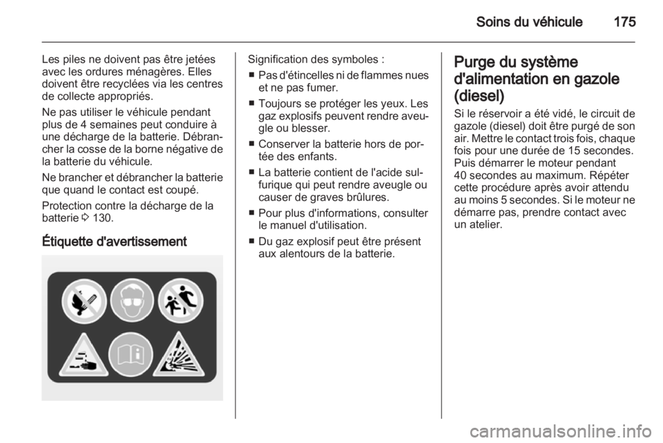 OPEL ASTRA H 2013  Manuel dutilisation (in French) 