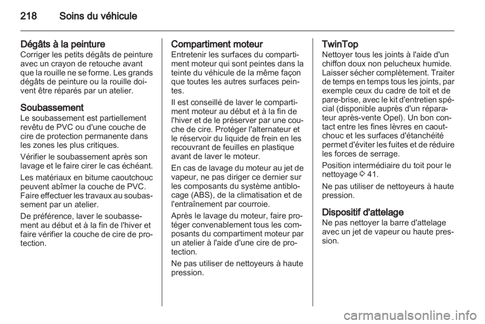 OPEL ASTRA H 2013  Manuel dutilisation (in French) 