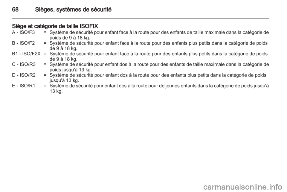 OPEL ASTRA H 2013  Manuel dutilisation (in French) 