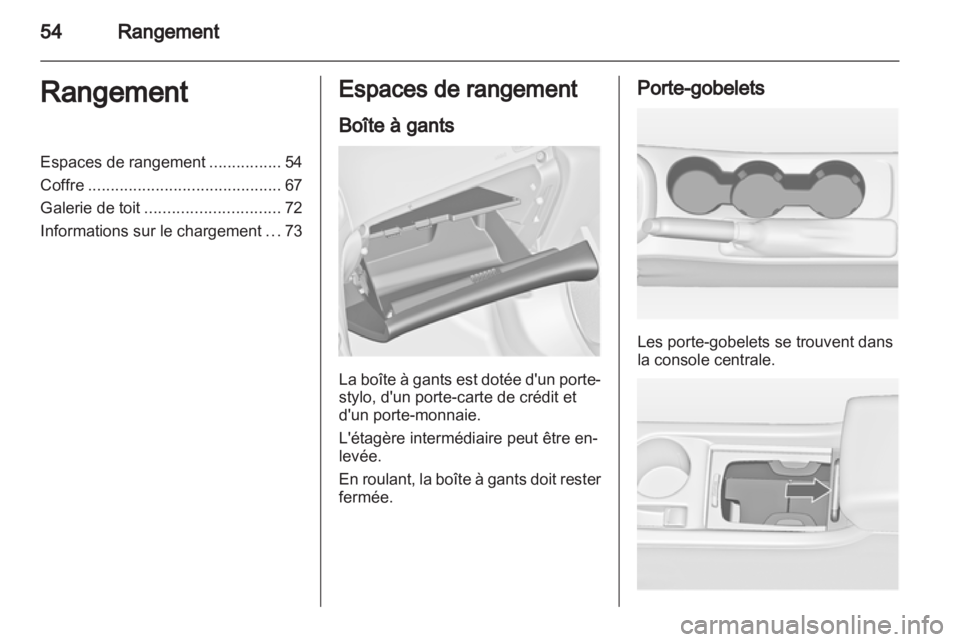 OPEL ASTRA J 2010.5  Manuel dutilisation (in French) 