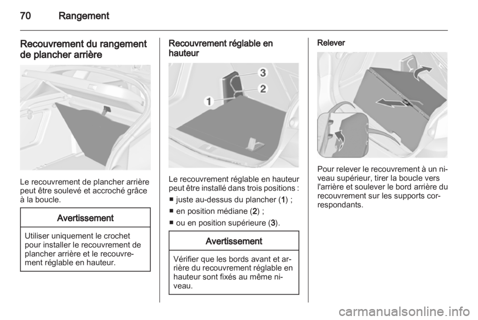 OPEL ASTRA J 2010.5  Manuel dutilisation (in French) 