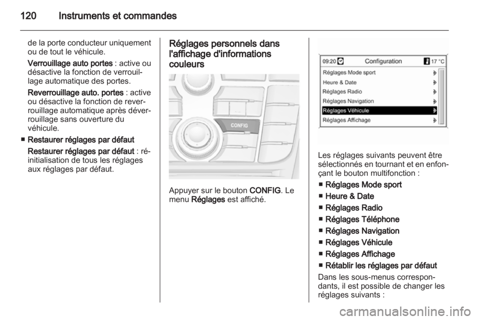 OPEL ASTRA J 2011  Manuel dutilisation (in French) 