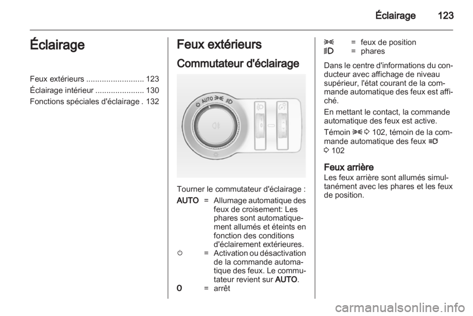 OPEL ASTRA J 2011  Manuel dutilisation (in French) 