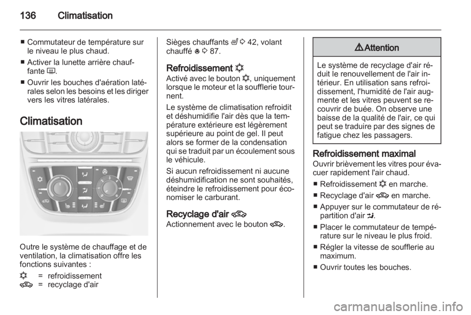 OPEL ASTRA J 2011  Manuel dutilisation (in French) 