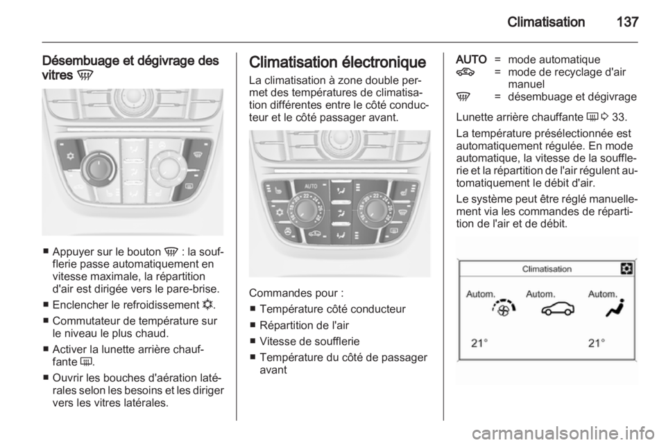 OPEL ASTRA J 2011  Manuel dutilisation (in French) 
