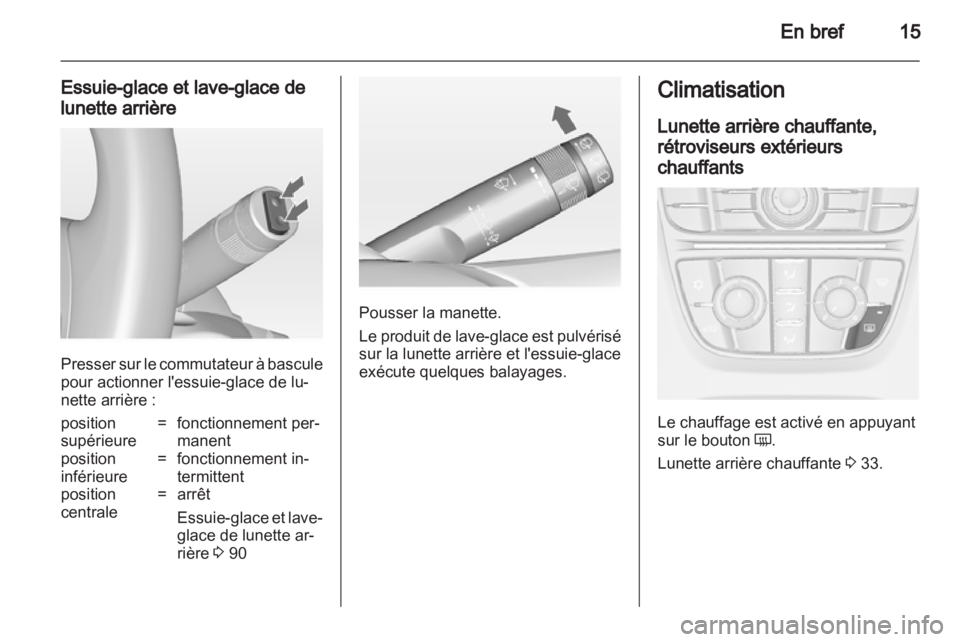 OPEL ASTRA J 2011  Manuel dutilisation (in French) 