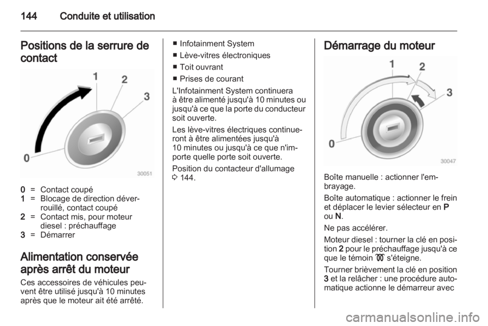 OPEL ASTRA J 2011  Manuel dutilisation (in French) 