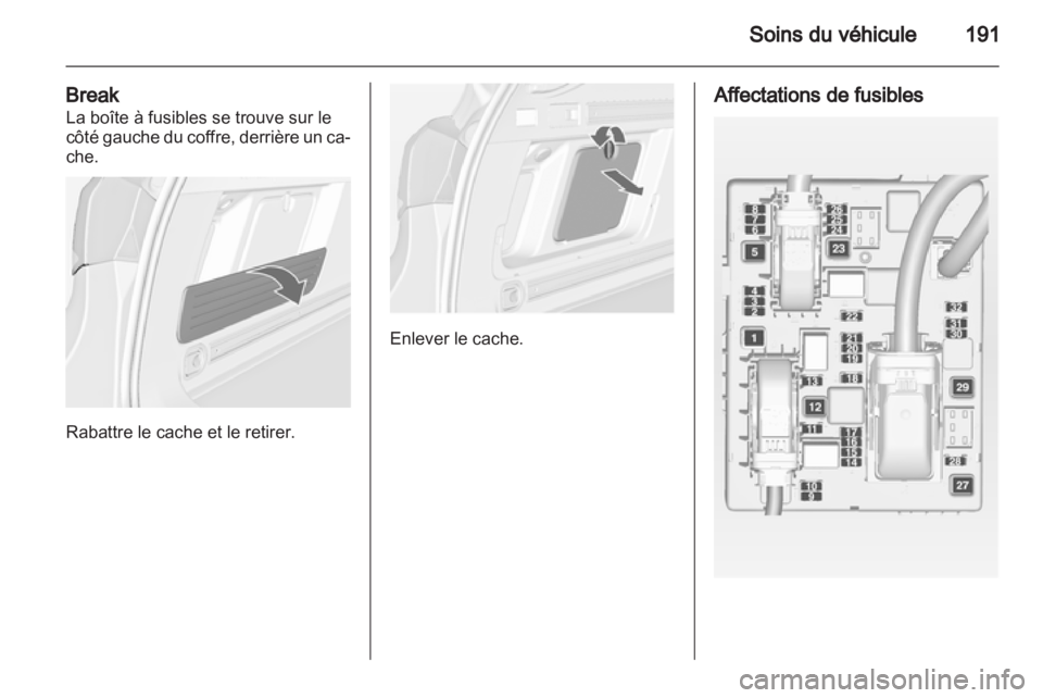 OPEL ASTRA J 2011  Manuel dutilisation (in French) 