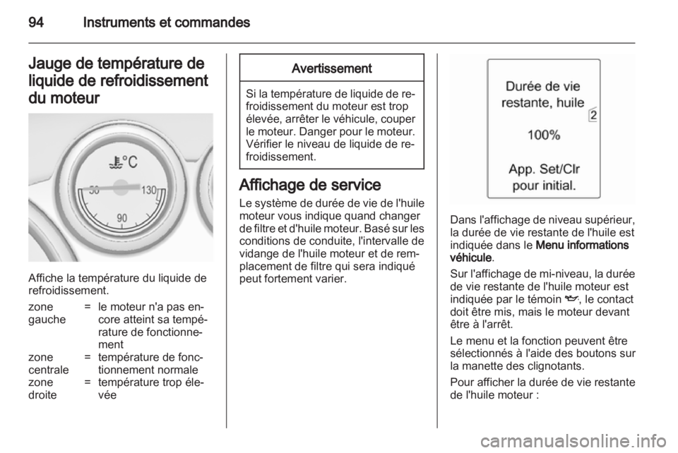 OPEL ASTRA J 2011  Manuel dutilisation (in French) 
