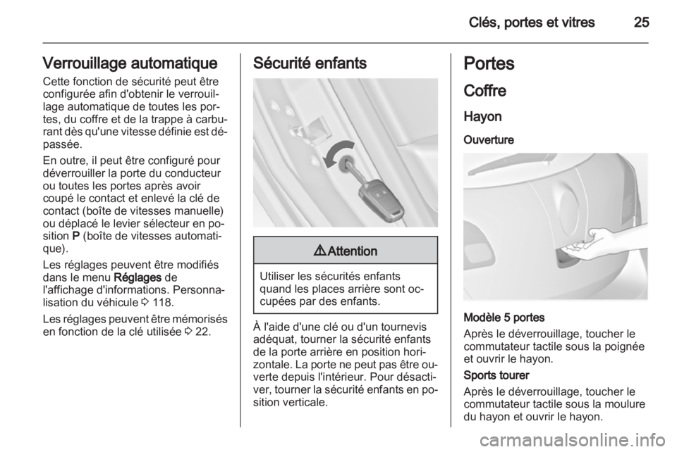 OPEL ASTRA J 2011.5  Manuel dutilisation (in French) 
