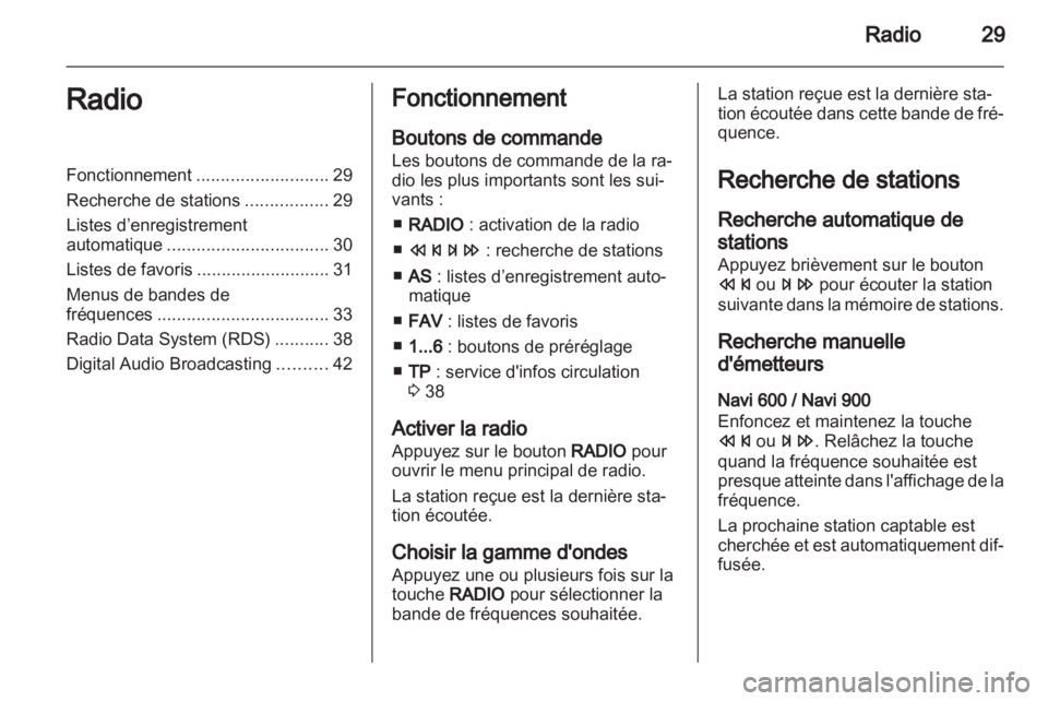 OPEL ASTRA J 2013  Manuel multimédia (in French) 