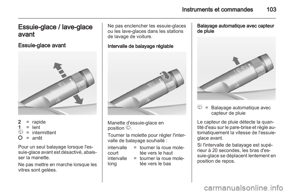 OPEL ASTRA J 2013  Manuel dutilisation (in French) 