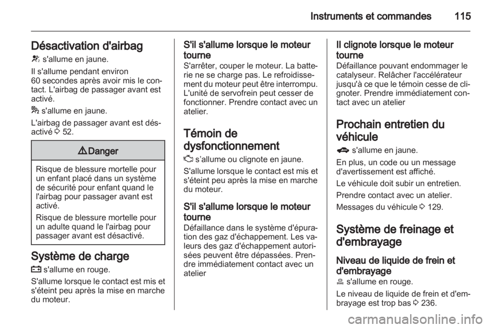 OPEL ASTRA J 2013  Manuel dutilisation (in French) 