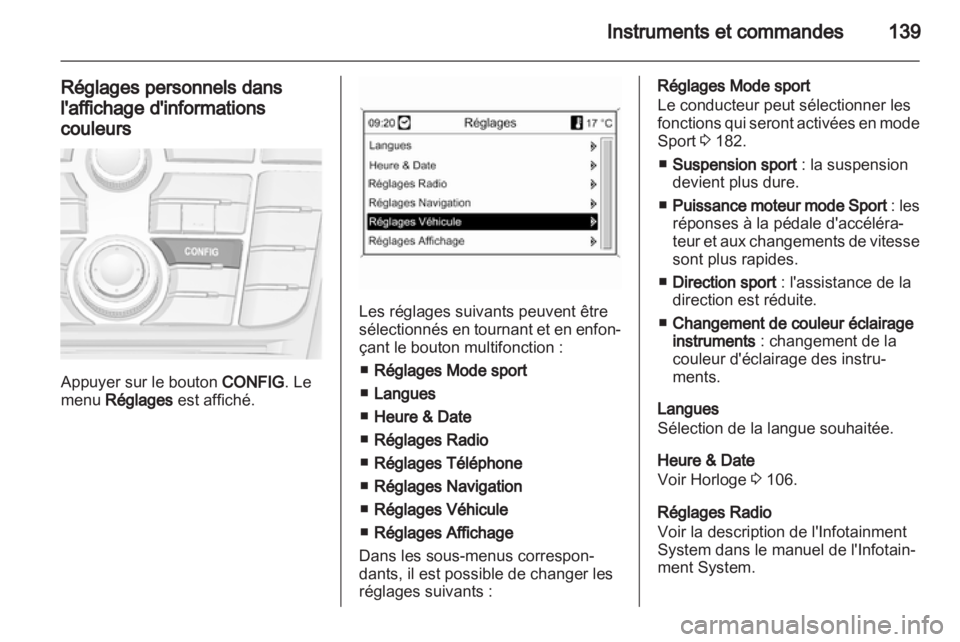 OPEL ASTRA J 2013  Manuel dutilisation (in French) 