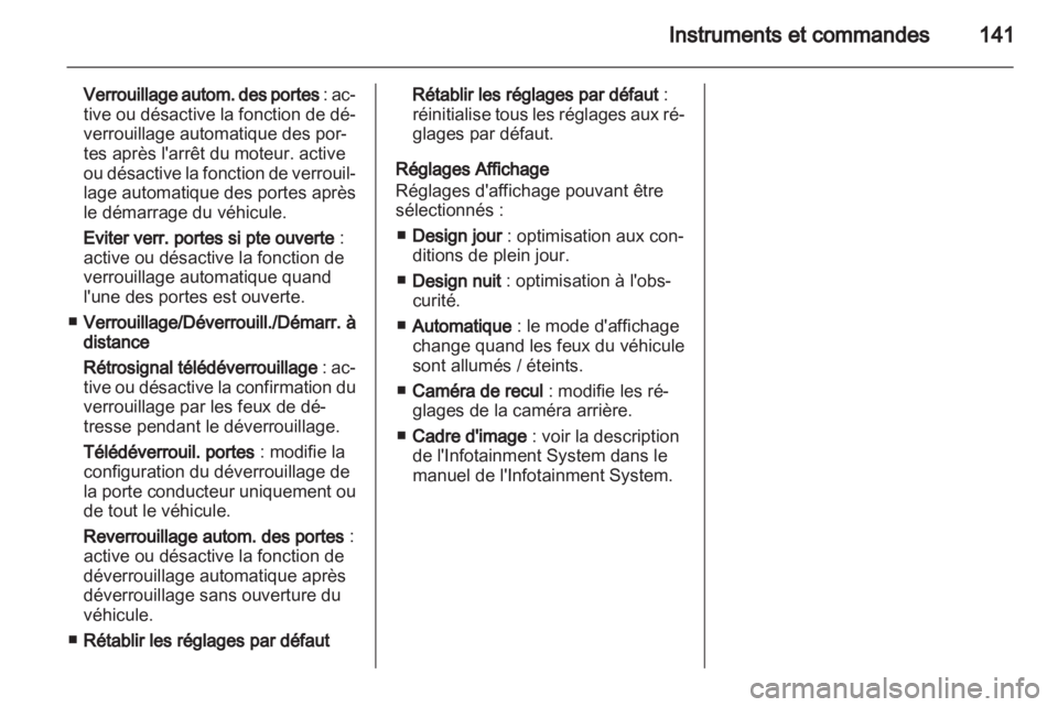 OPEL ASTRA J 2013  Manuel dutilisation (in French) 