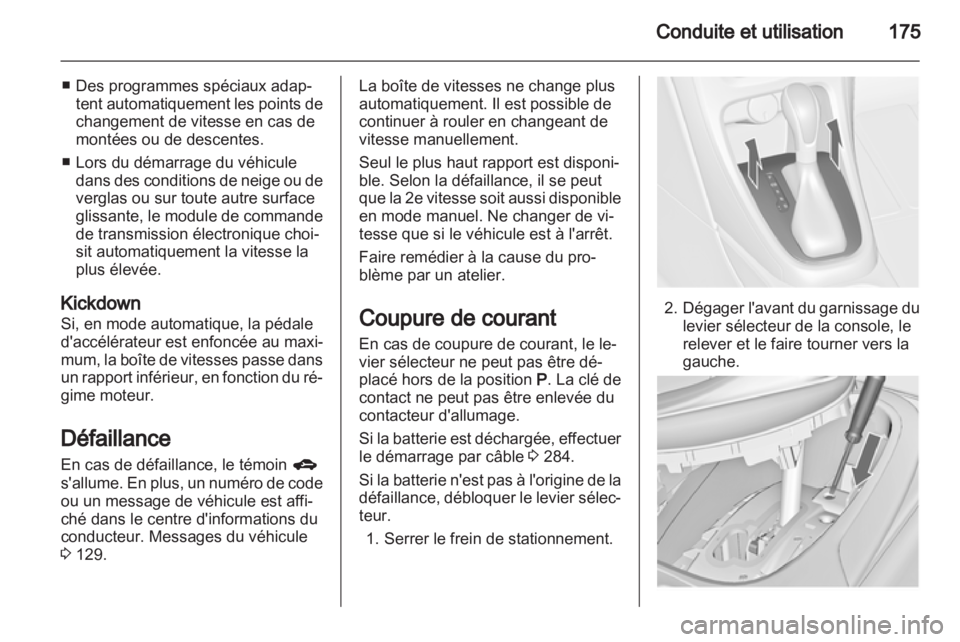 OPEL ASTRA J 2013  Manuel dutilisation (in French) 