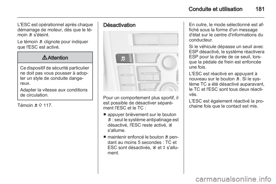 OPEL ASTRA J 2013  Manuel dutilisation (in French) 