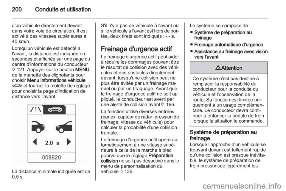 OPEL ASTRA J 2013  Manuel dutilisation (in French) 