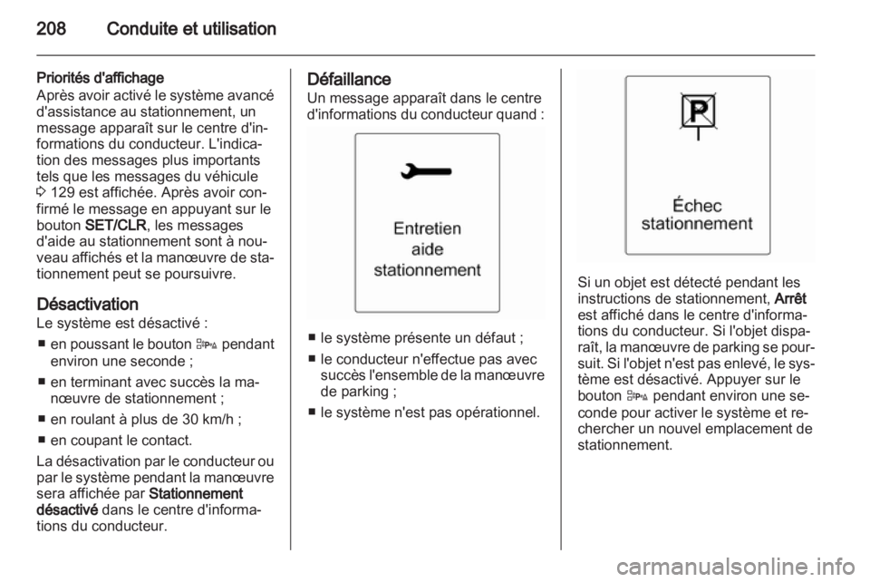 OPEL ASTRA J 2013  Manuel dutilisation (in French) 
