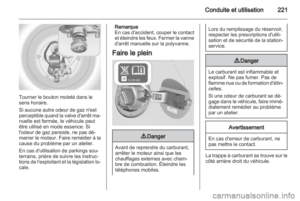 OPEL ASTRA J 2013  Manuel dutilisation (in French) 